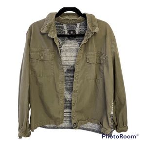 Volcom Green Utility Mountain Jacket size Medium